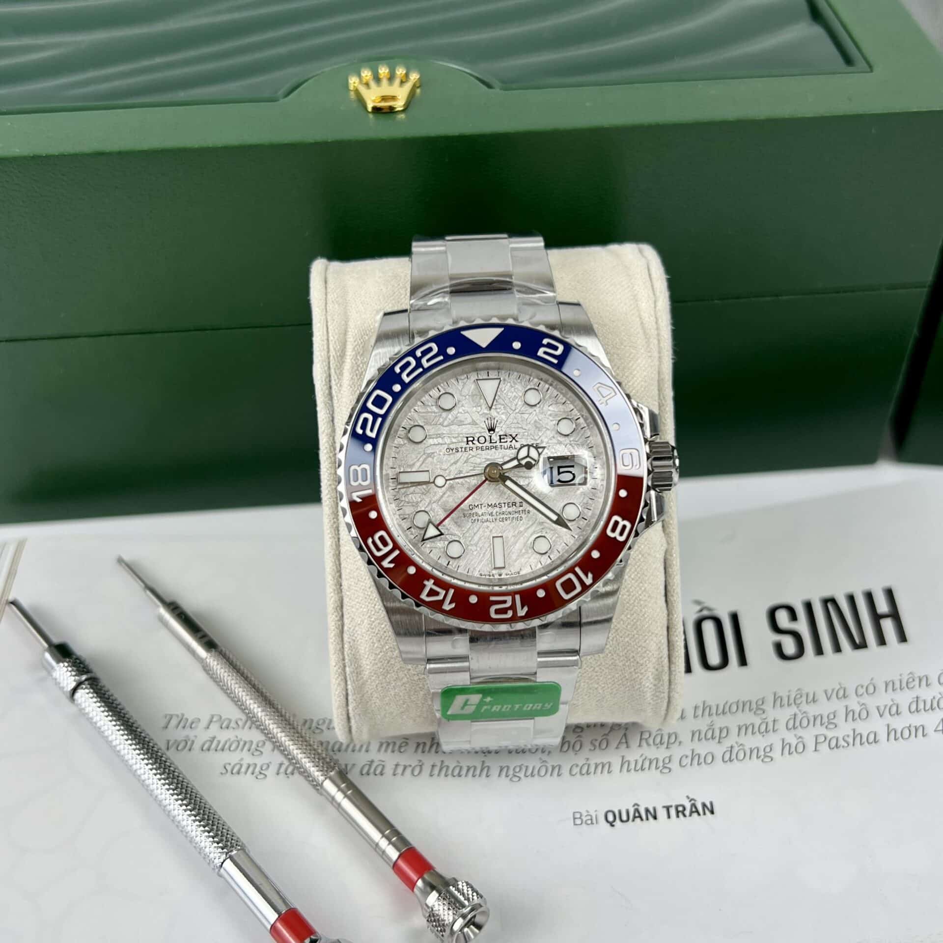 Superclone Rolex GMT-Master II Meteorite Dial 126719BLRO  Superman  Oyster - view 3