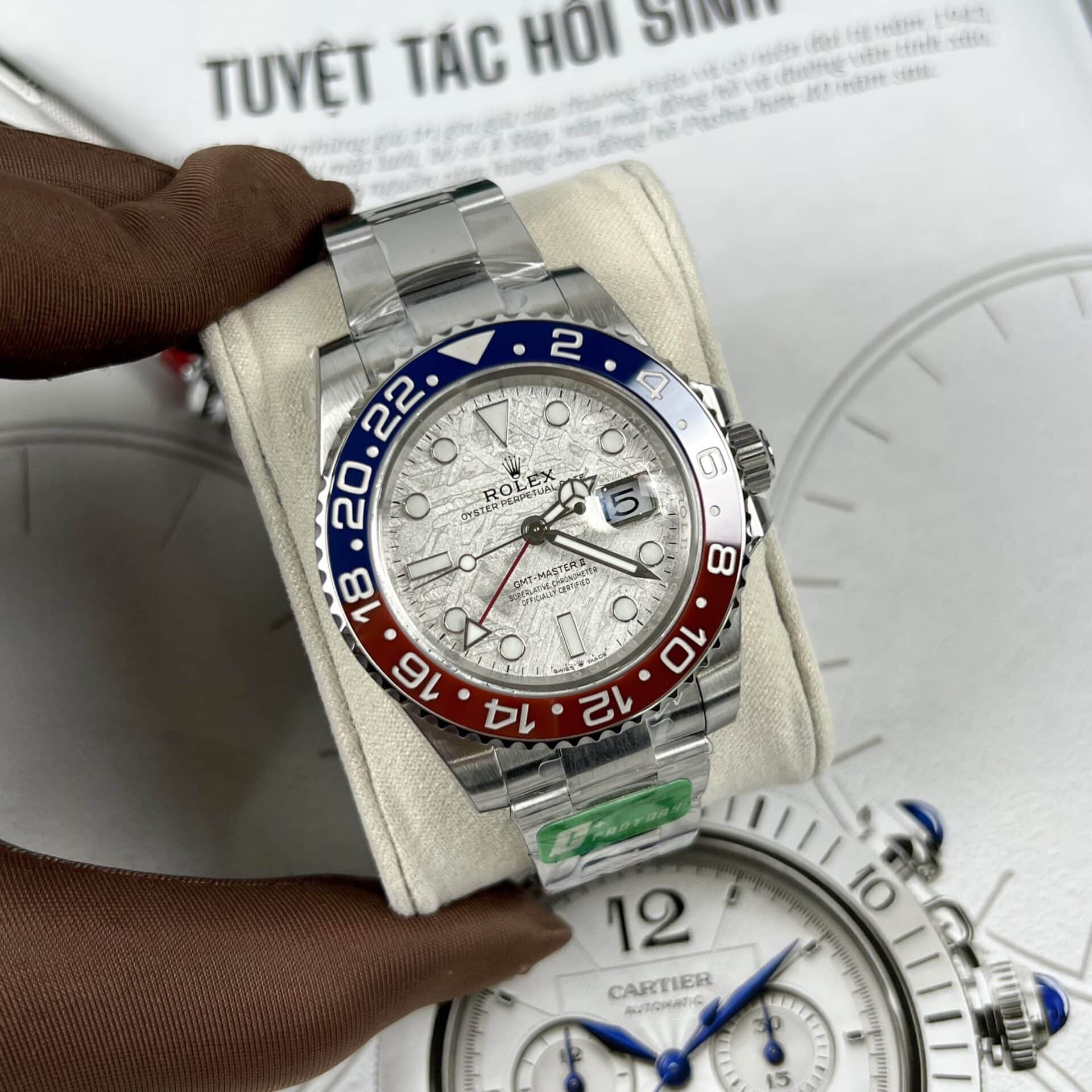 Superclone Rolex GMT-Master II Meteorite Dial 126719BLRO  Superman  Oyster - view 5