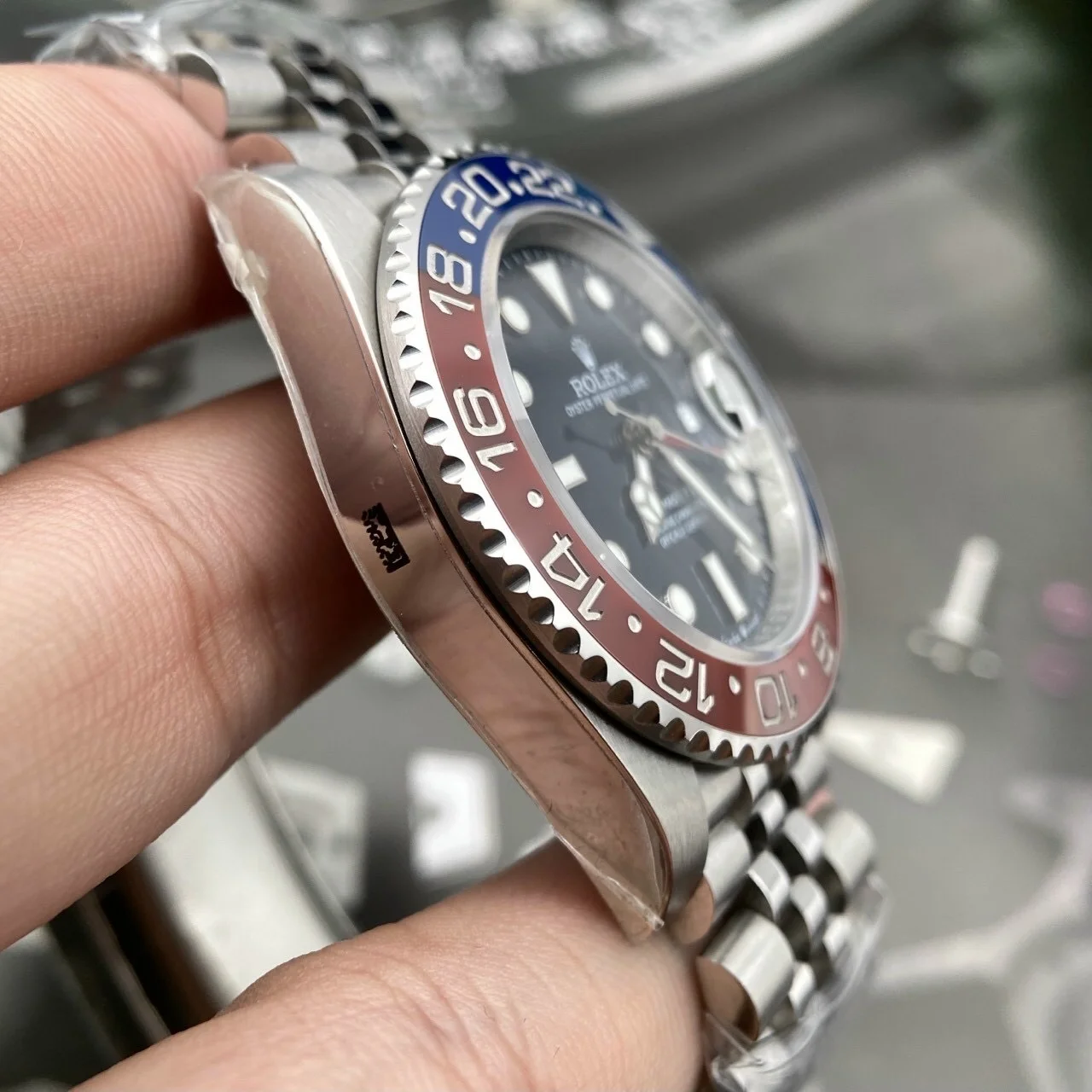 Superclone Rolex GMT-Master II 40mm 126710BLRO  Pepsi  Jubilee - view 6