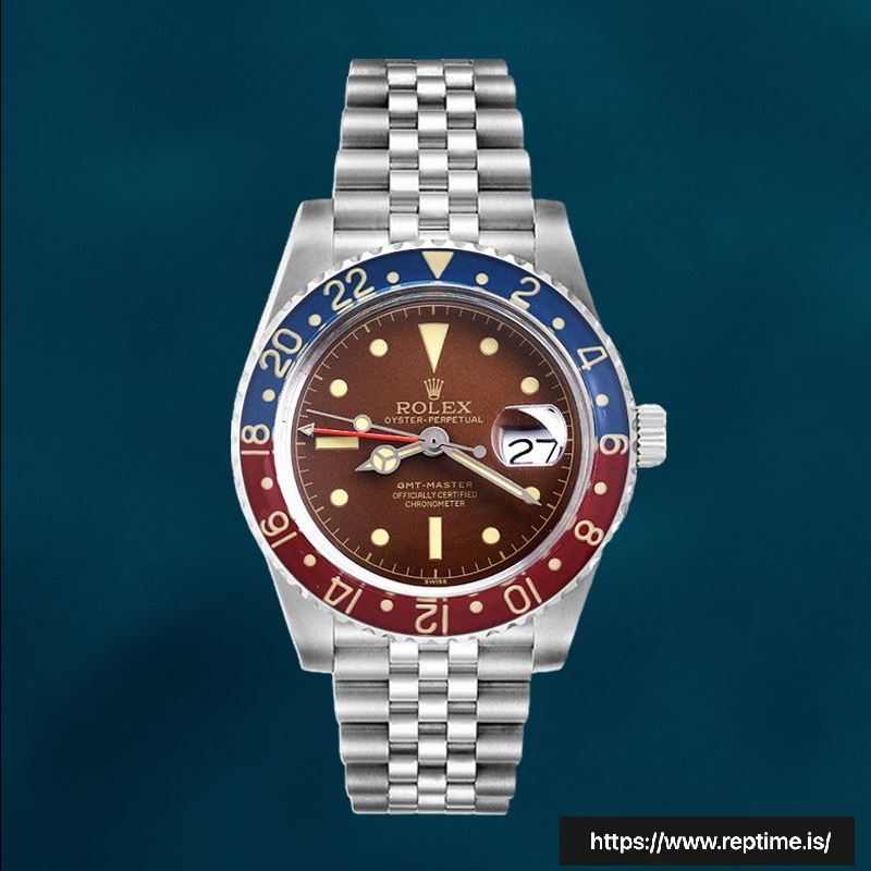 Rolex GMT-Master 40mm Men’s 6542 Silver-tone Automatic Swiss Replica Watch - view 3