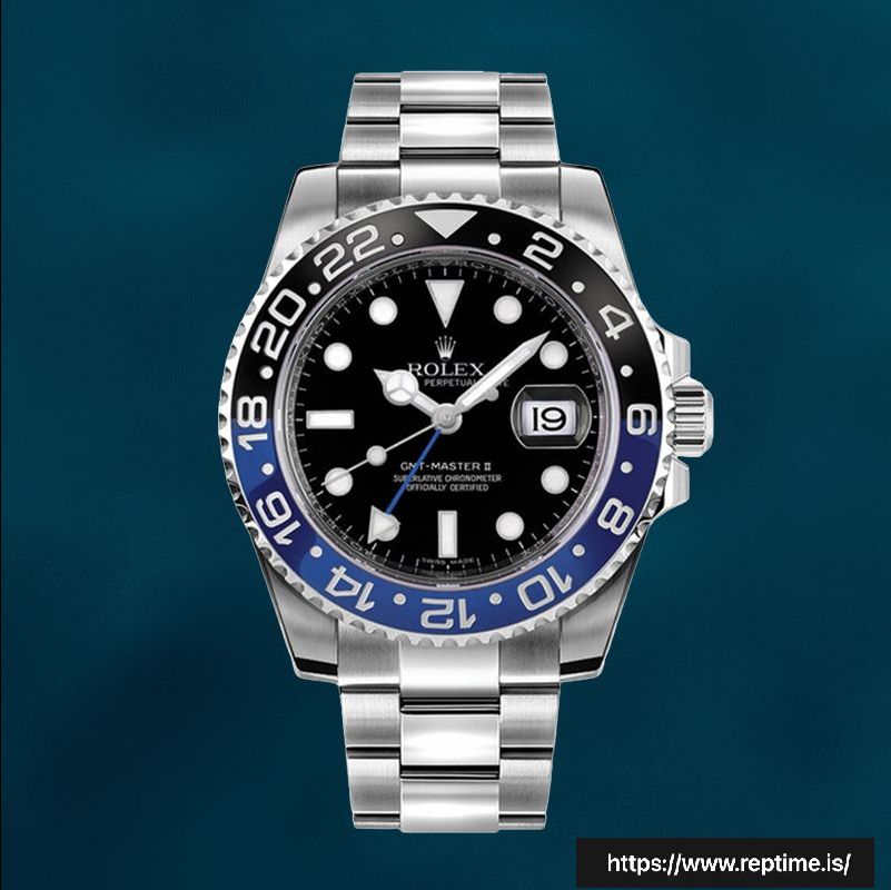 Rolex Gmt Master Ii 40mm Men’s 116710BLNR-78200 Oyster Bracelet - view 3