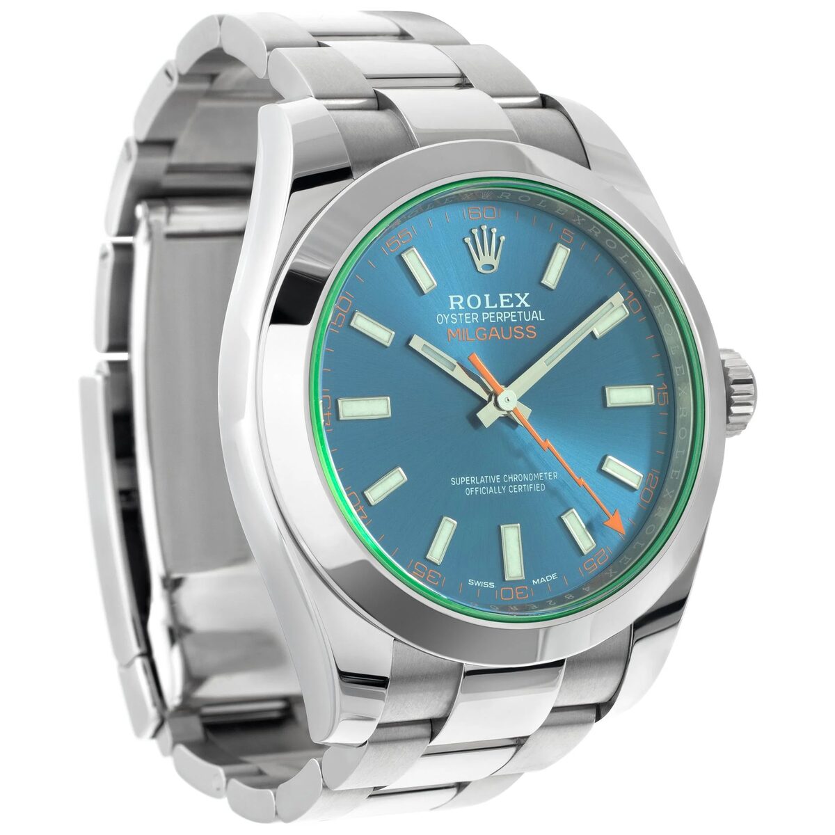 Superclone Rolex Milgauss 40mm Blue Dial 116400GV - view 4