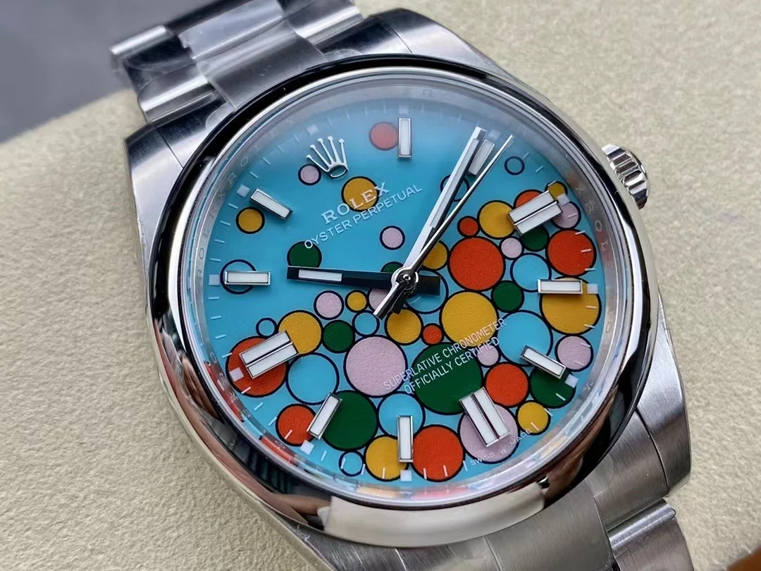 Superclone Rolex Oyster Perpetual 41 mm Turquoise Dial 124300 - view 3