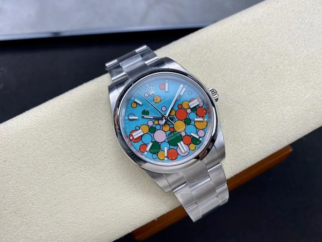 Superclone Rolex Oyster Perpetual 41 mm Turquoise Dial 124300 - view 6