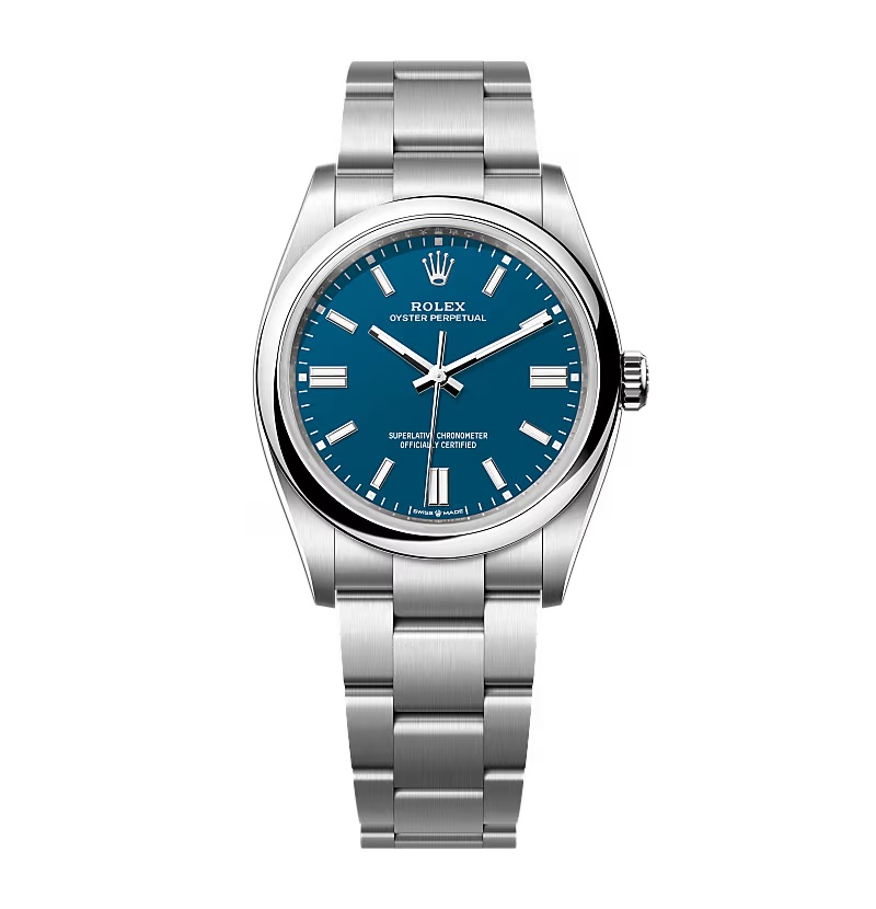 Superclone Rolex Oyster Perpetual 277200 Med Blue Dial - view 5