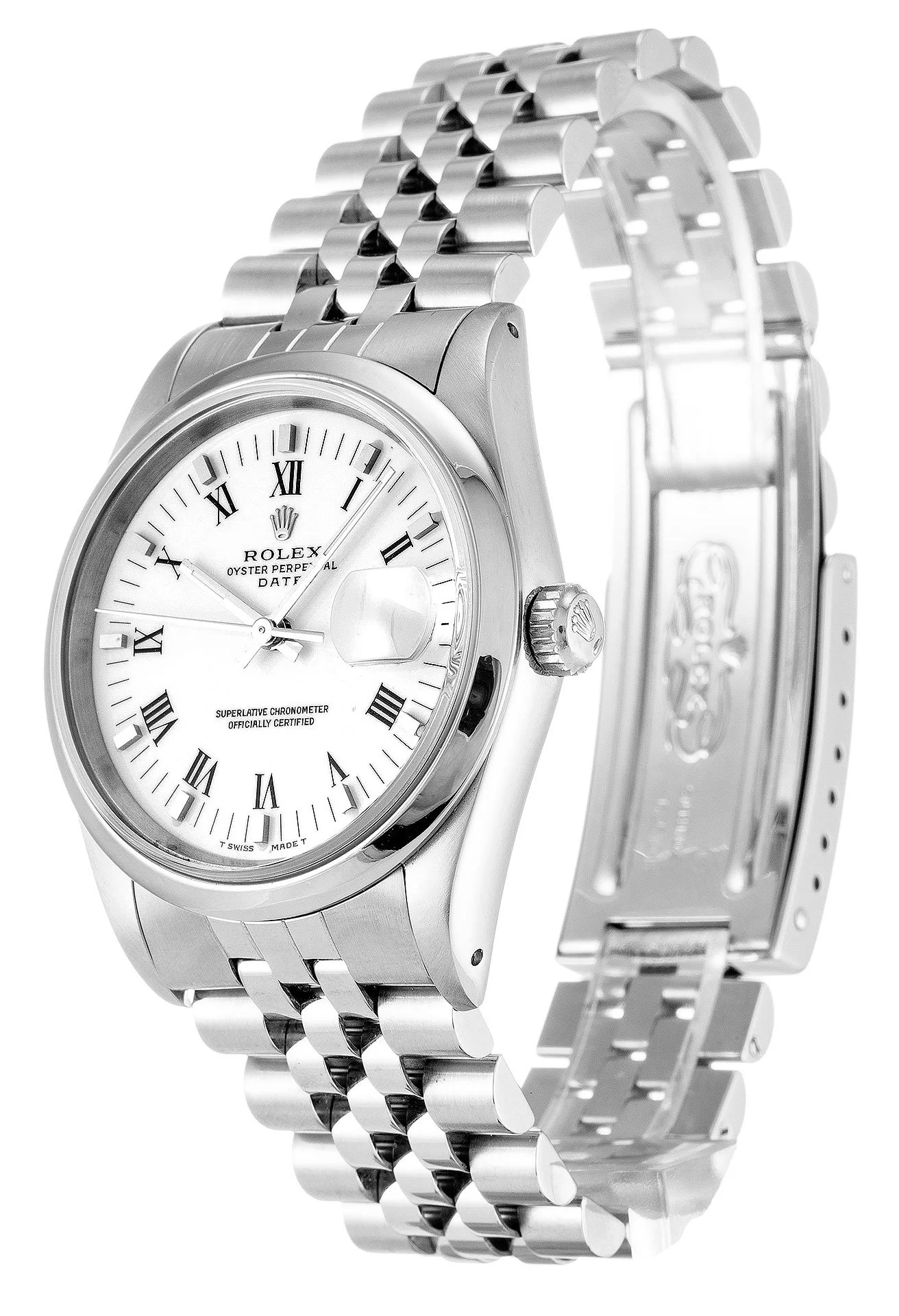 Rolex Oyster Perpetual Date 34mm White Dial 15200 - view 3