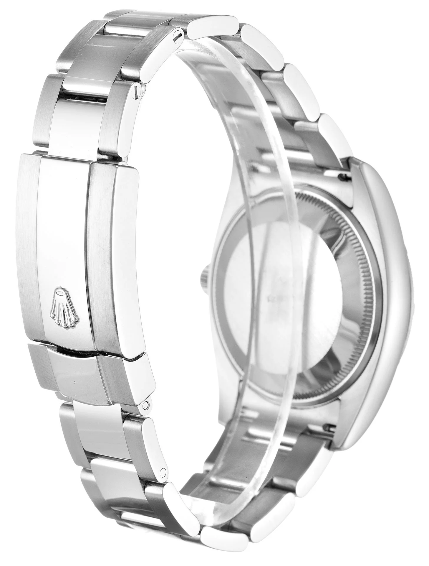 Rolex Oyster Perpetual Date 34mm Silver Dial 115210 - view 4