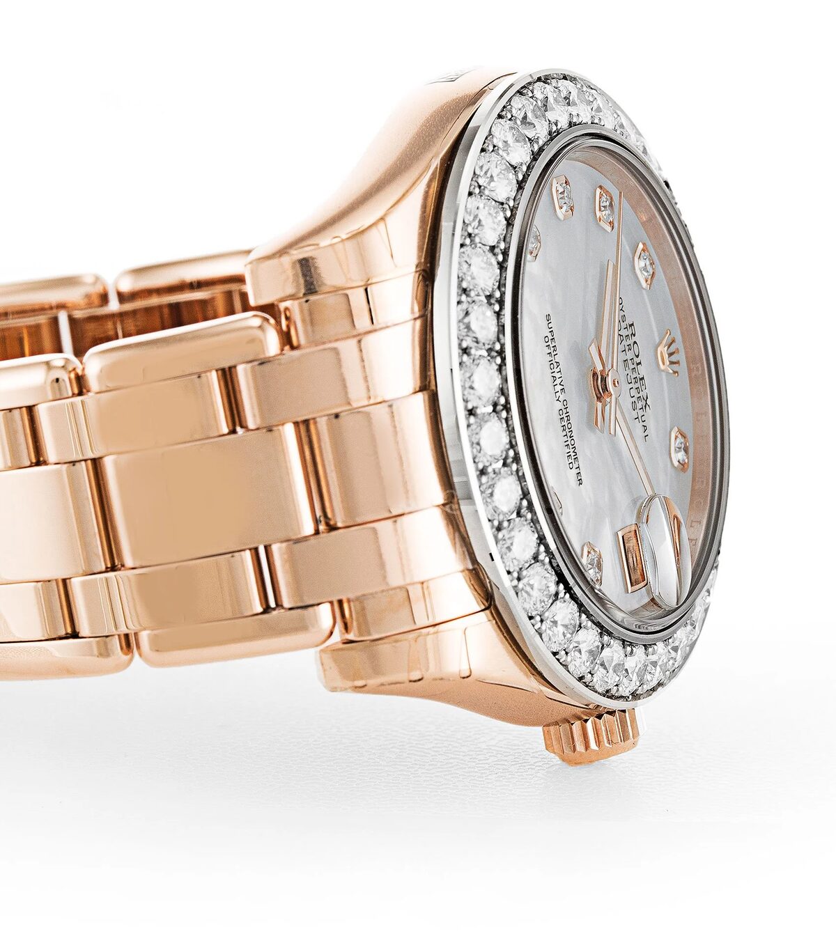 Rolex Pearlmaster 34mm Mother of Pearl Dial 81285 - view 4