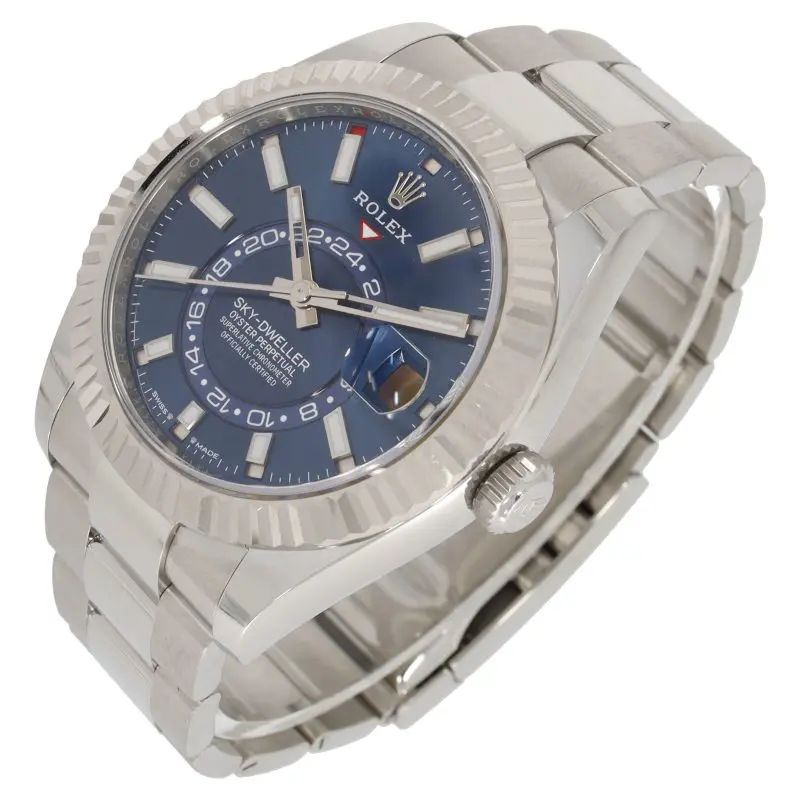 Superclone Rolex Sky-Dweller 42 mm Bright blue Dial 336934 Oyster - view 5