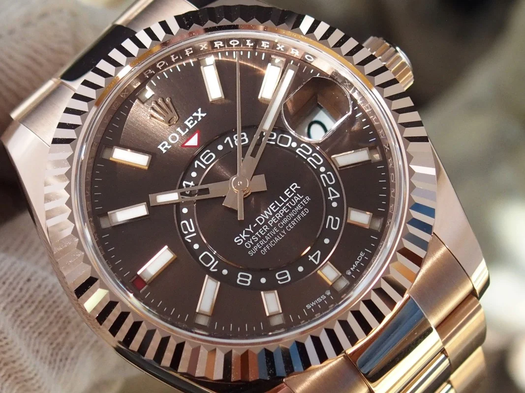 Superclone Rolex Sky-Dweller 42 mm Chocolate Dial 336935 - view 4