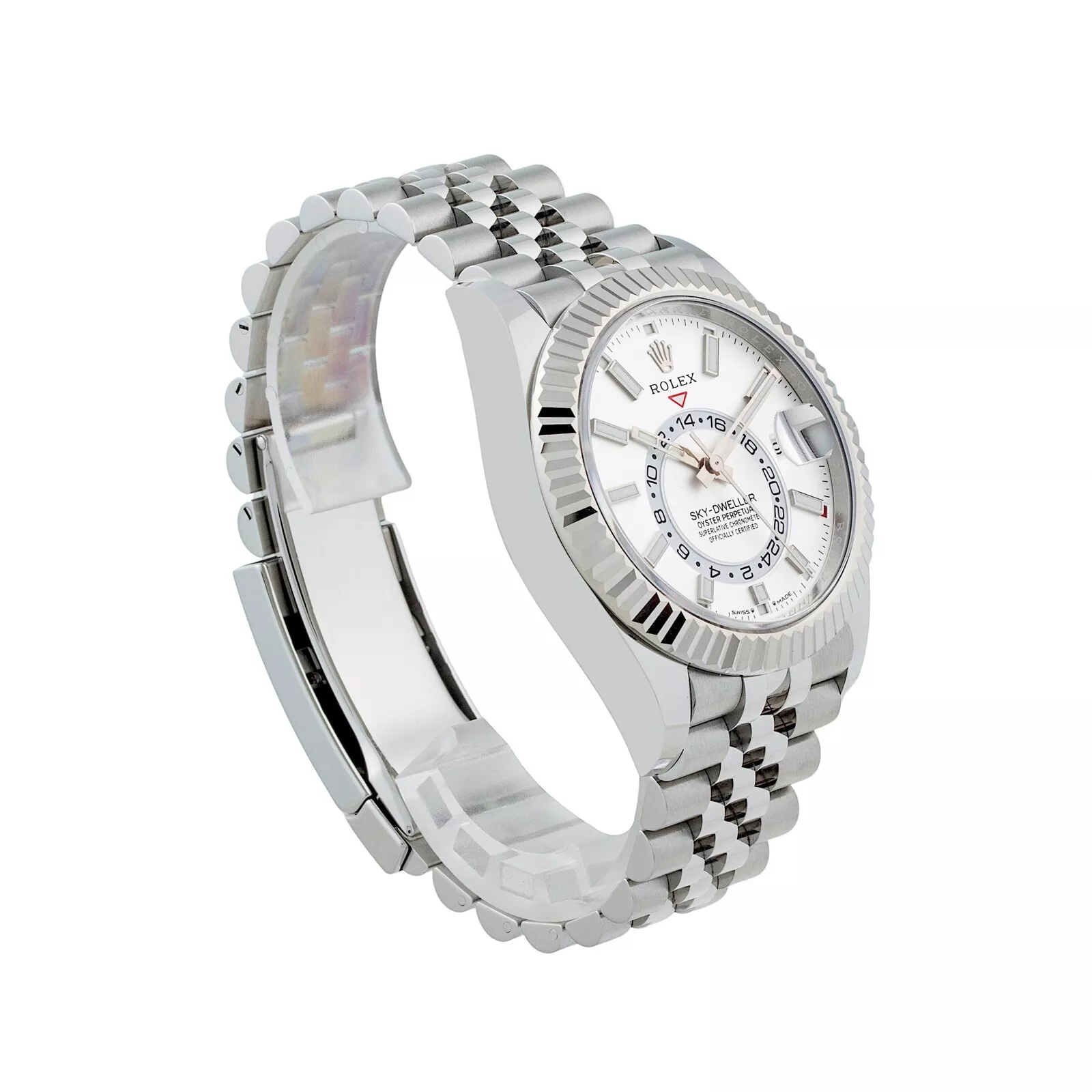 Superclone Rolex Sky-Dweller 42 mm Intense white Dial 336934 Jubilee - view 6