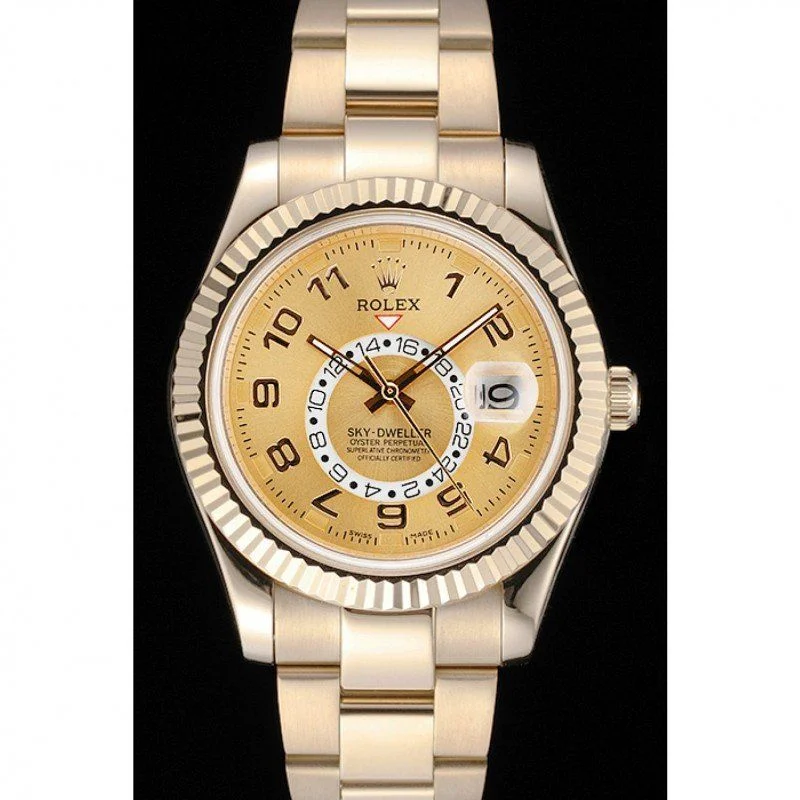 Rolex Sky-Dweller 41mm Gold Dial 80243 - view 3