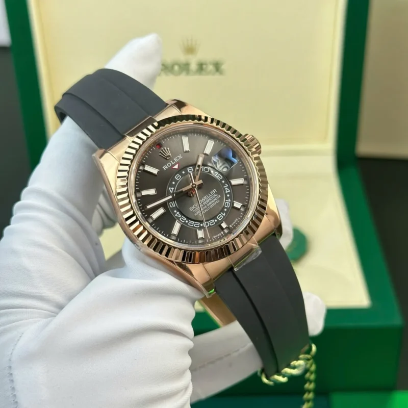 Superclone Rolex Sky-Dweller 42 mm Slate Dial 336235 - view 3