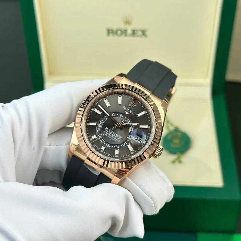 Superclone Rolex Sky-Dweller 42 mm Slate Dial 336235 - view 4