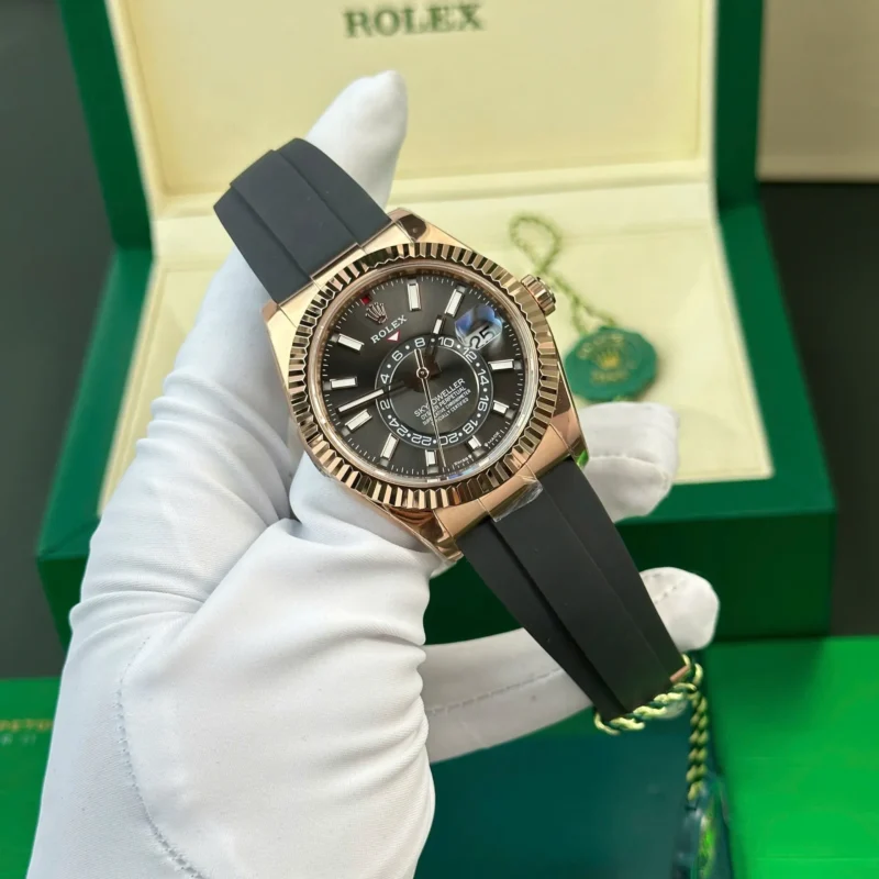Superclone Rolex Sky-Dweller 42 mm Slate Dial 336235 - view 5