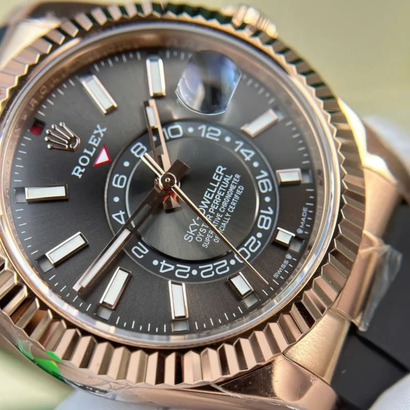 Superclone Rolex Sky-Dweller 42 mm Slate Dial 336235 - view 7