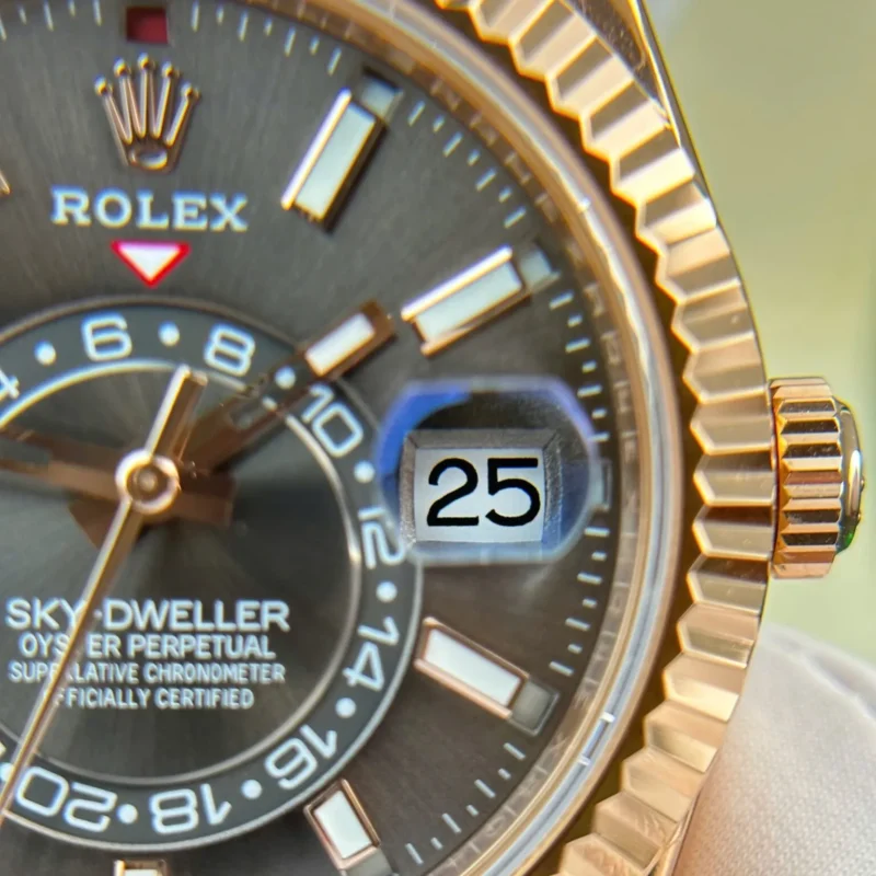 Superclone Rolex Sky-Dweller 42 mm Slate Dial 336235 - view 9