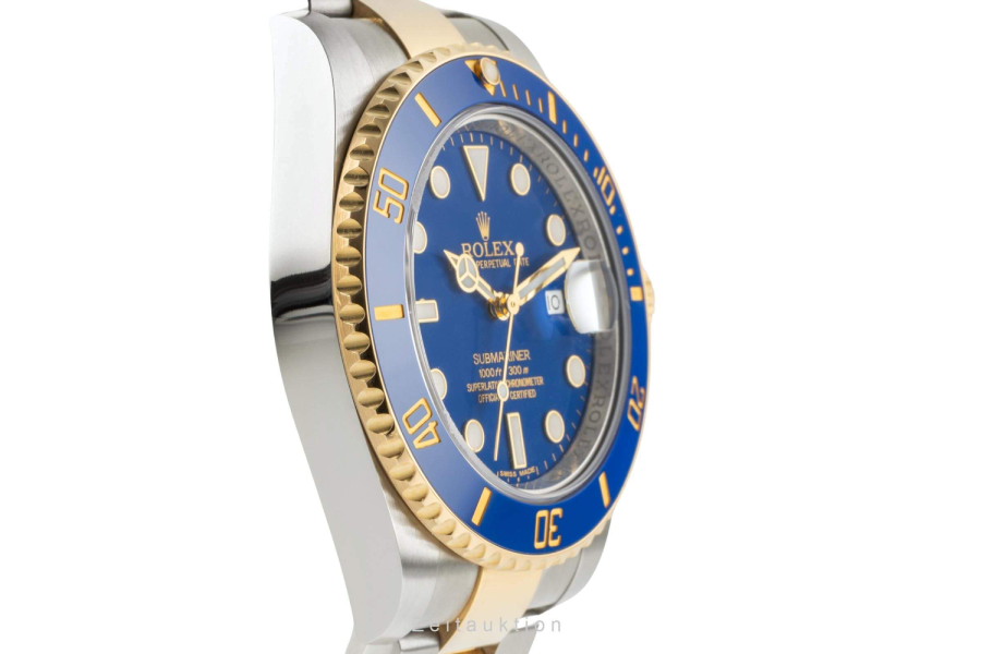 Superclone Rolex Submariner 40mm Blue Dial 116613LB  Bluesy - view 4