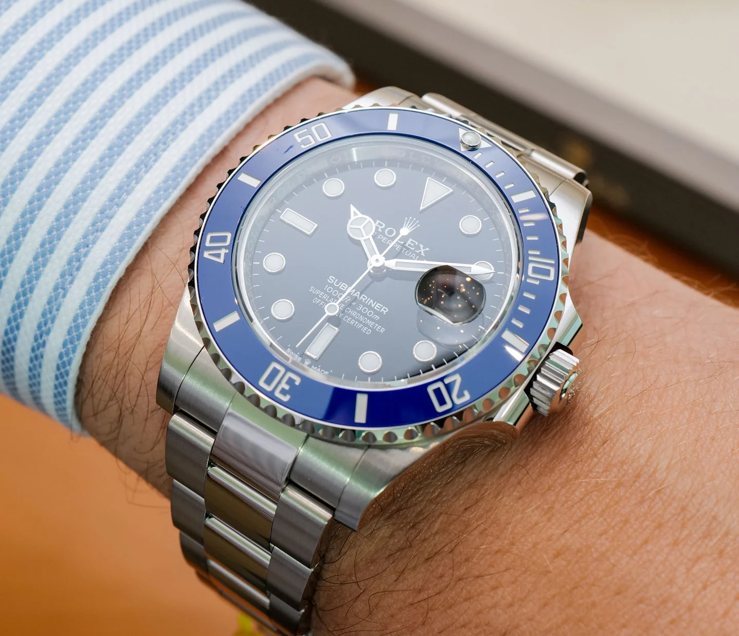 Superclone Rolex Submariner  Cookie Monster  41mm Black Dial 126619LB - view 13