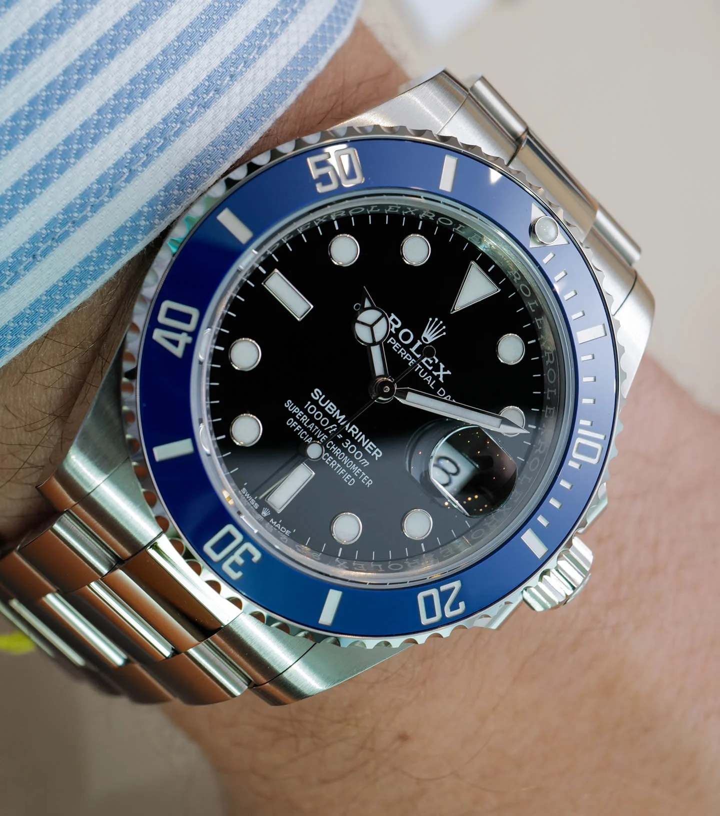 Superclone Rolex Submariner  Cookie Monster  41mm Black Dial 126619LB - view 6