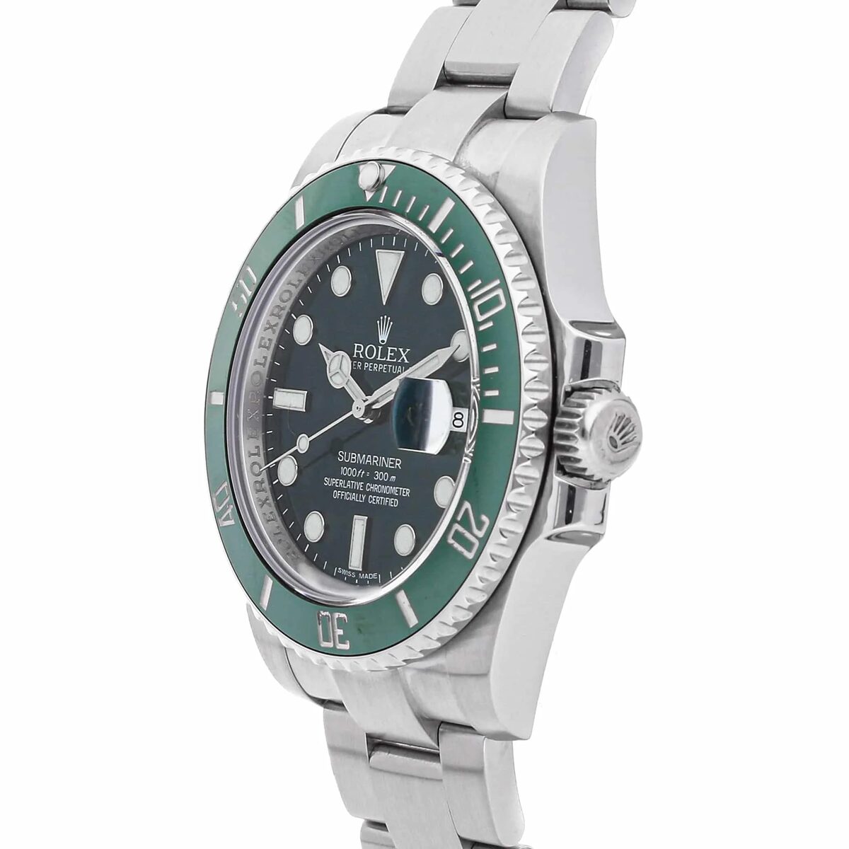 Superclone Rolex Submariner 40mm Green Dial 116610LV  Hulk - view 3