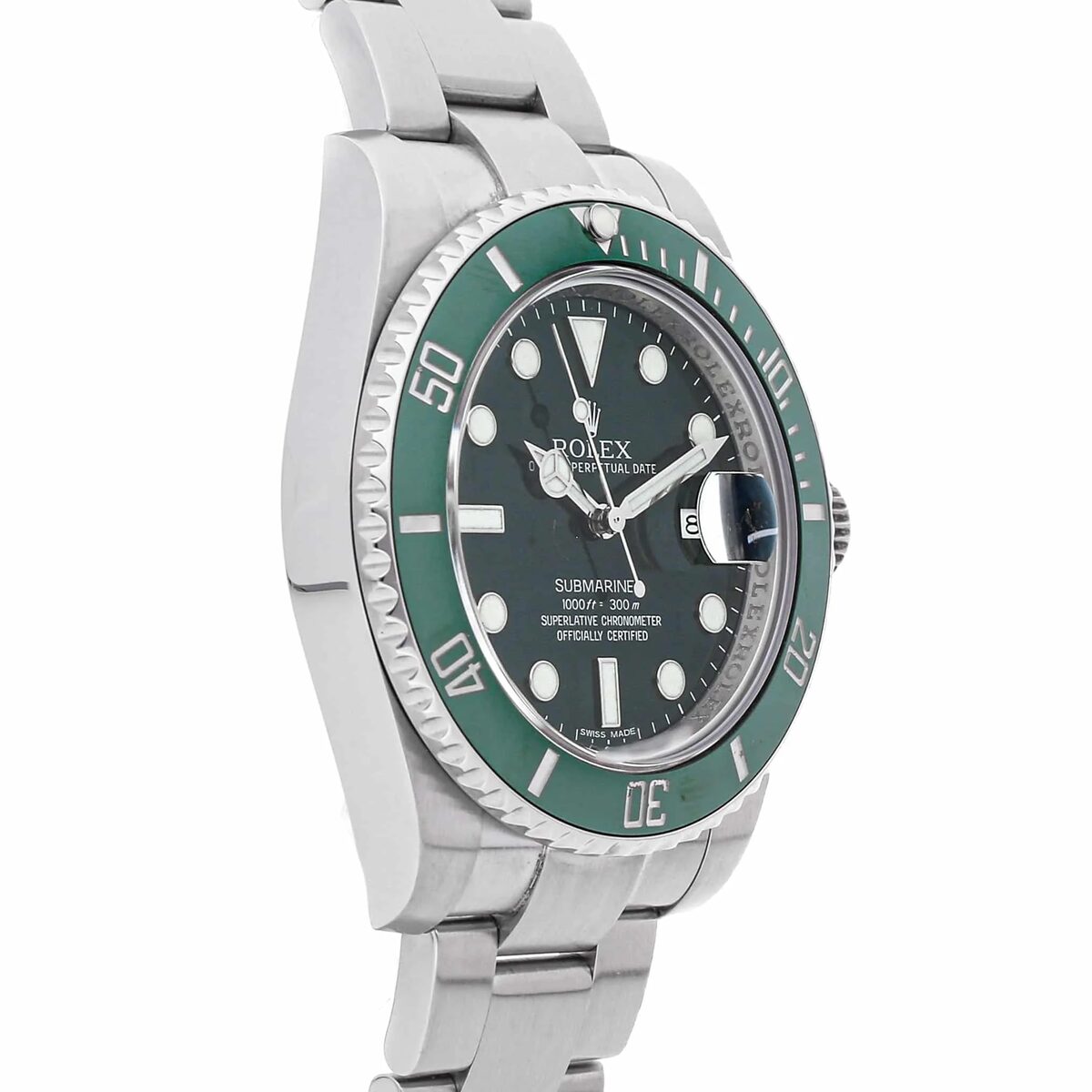 Superclone Rolex Submariner 40mm Green Dial 116610LV  Hulk - view 4