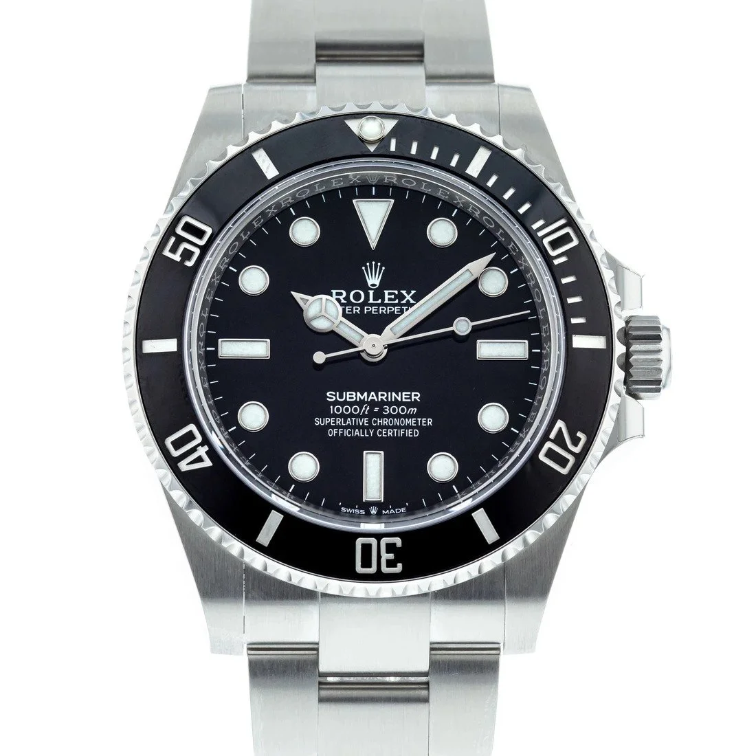 Superclone Rolex Submariner 41mm Black Dial 124060 No-Date - view 3