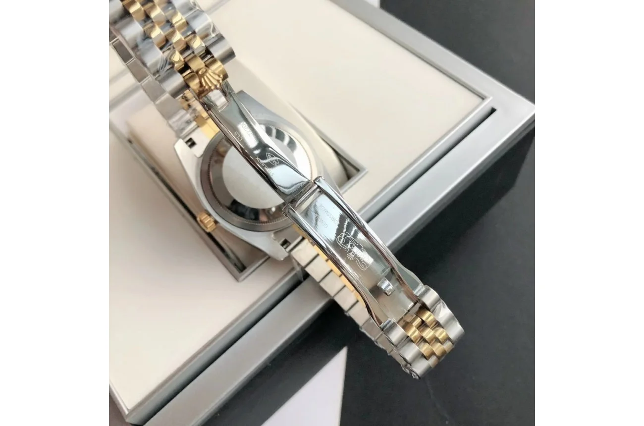 Couple Watches Rolex Datejust 36/28mm RG/SS Jub White/Dial - view 7