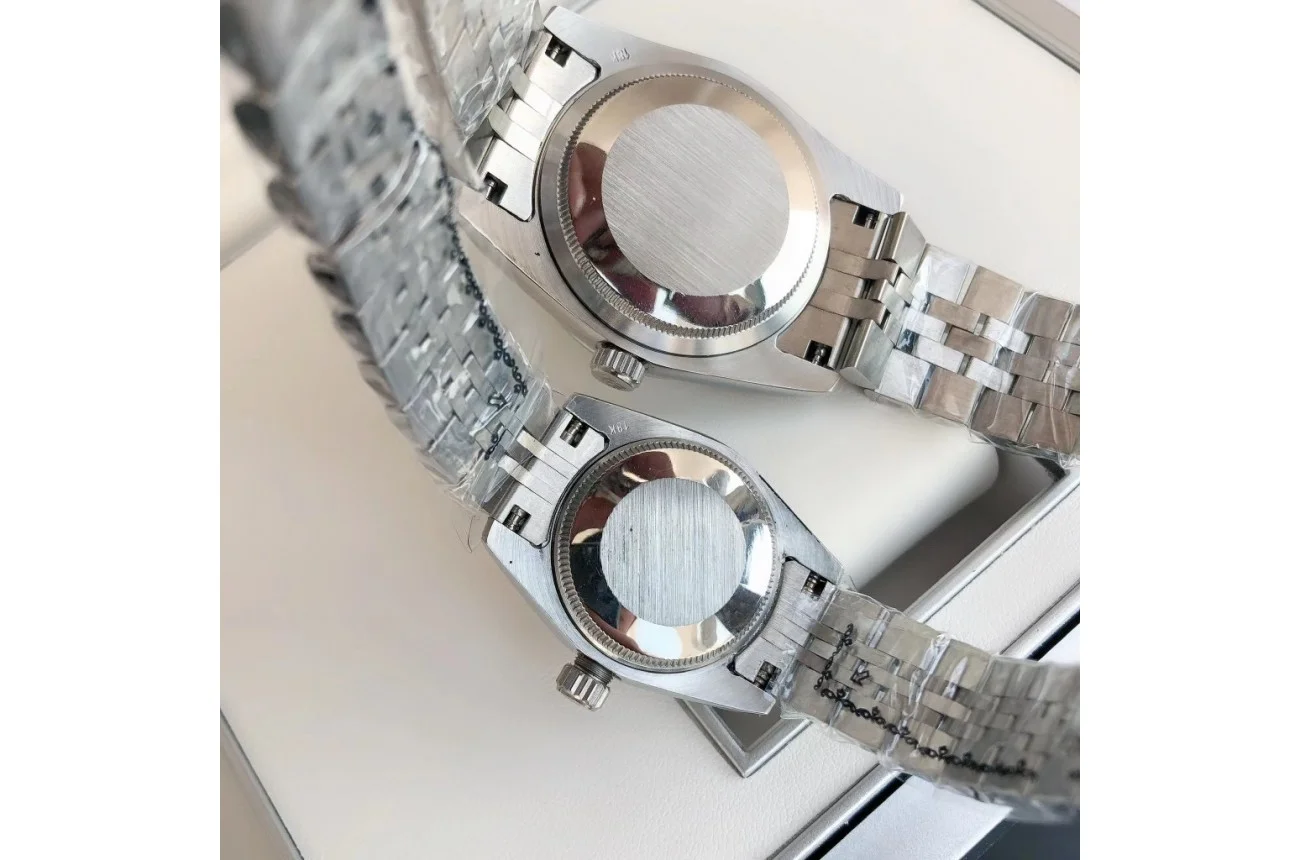 Couple Watches Rolex Datejust 36/28mm SS/SS Jub Black/Dial - view 8