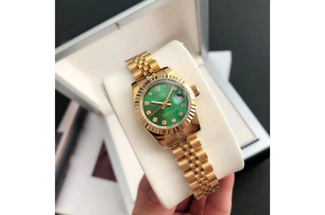 Couple Watches Rolex Datejust 36/28mm RG/RG Jub Green/Dial - view 6