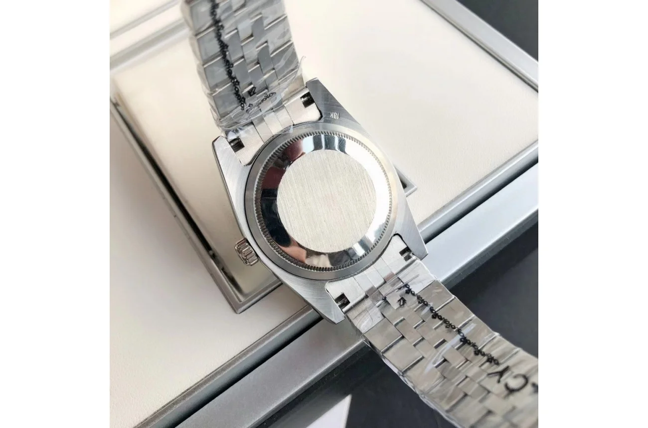 Couple Watches Rolex Datejust 36/28mm SS/SS Jub Green/Dia - view 9