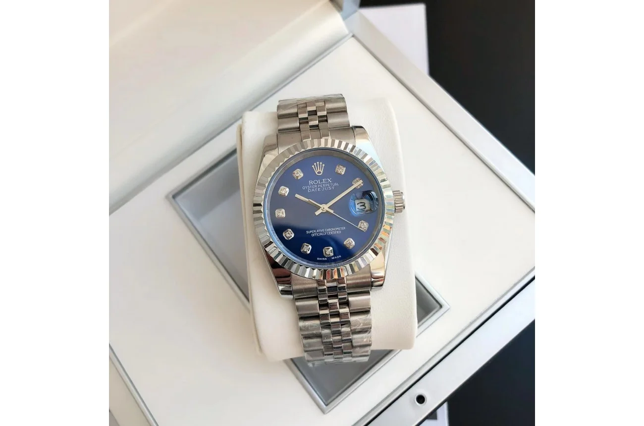 Couple Watches Rolex Datejust 36/28mm SS/SS Jub Blue/Dial - view 6