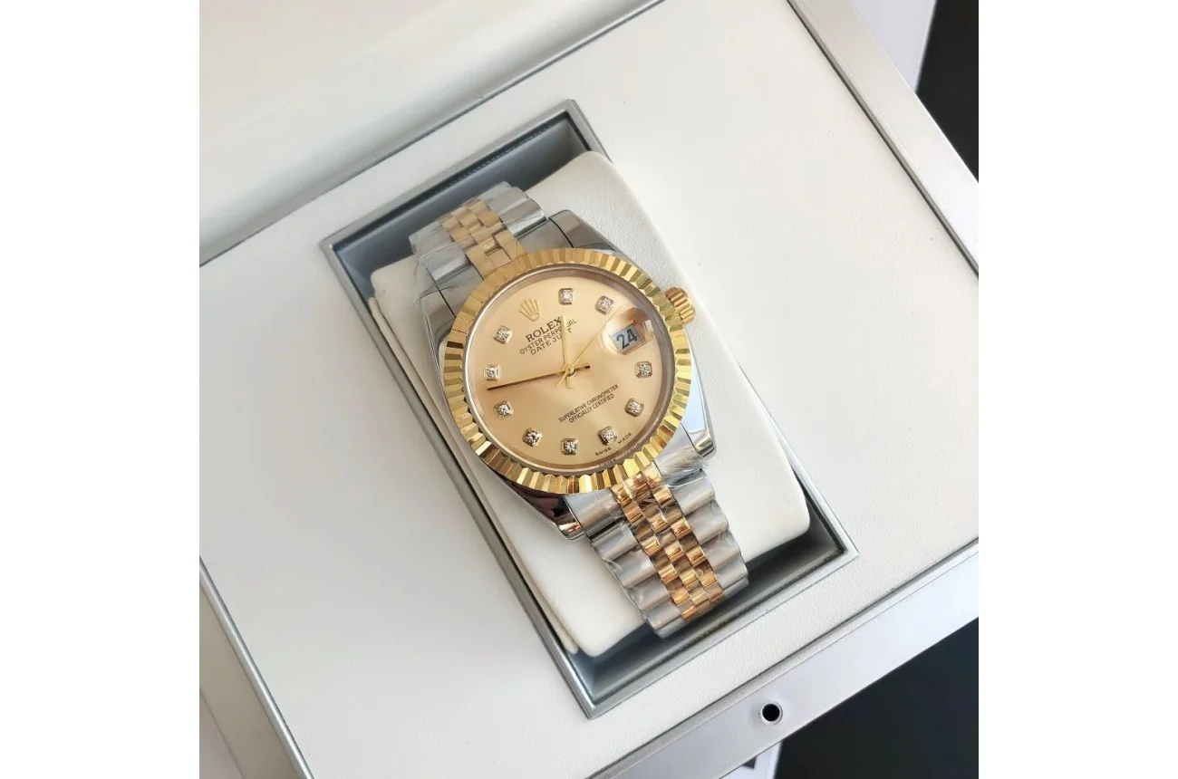 Couple Watches Rolex Datejust 36/28mm RG/SS Jub Gold/Dial - view 5