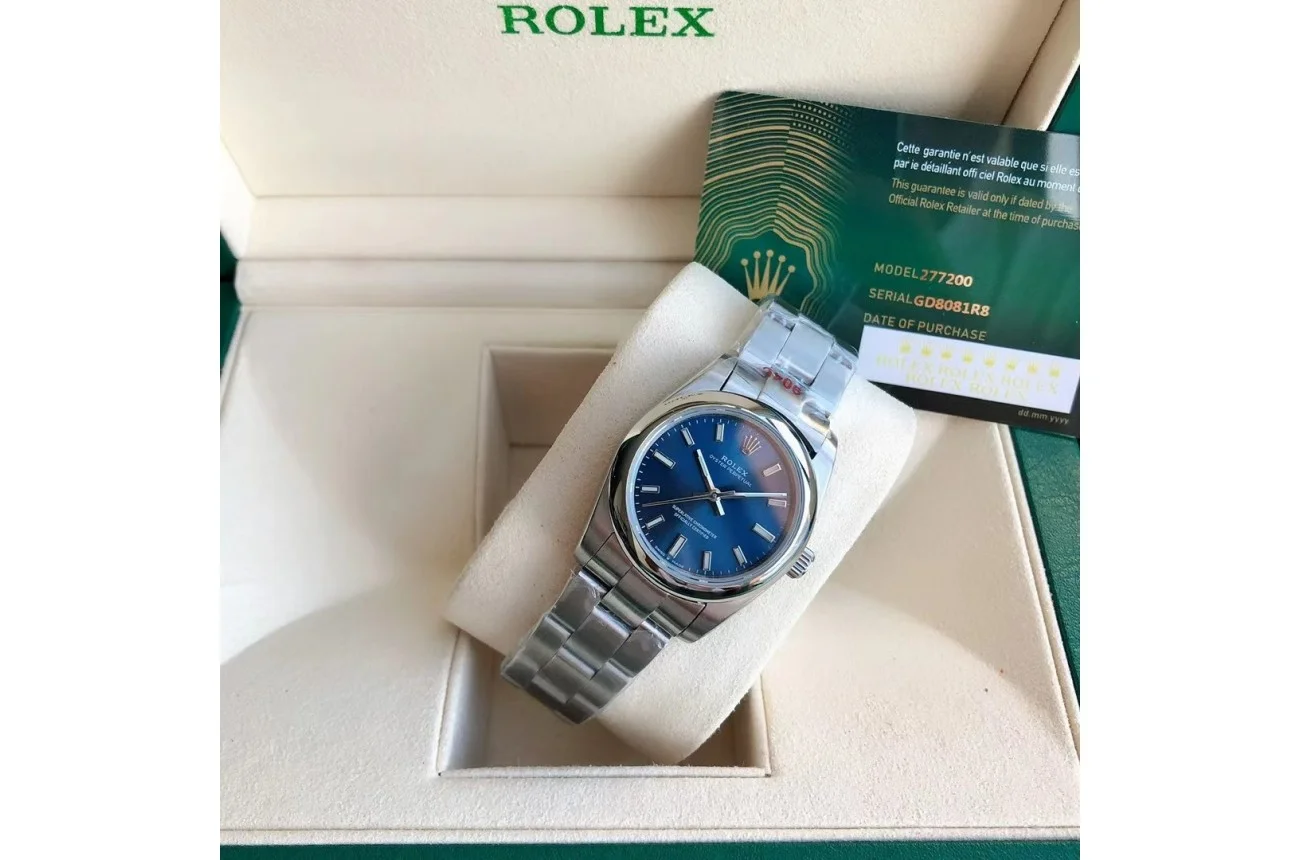 Couple Watches Rolex Oyster Perpetual 31/41mm SS/SS Blue/Stk - view 6