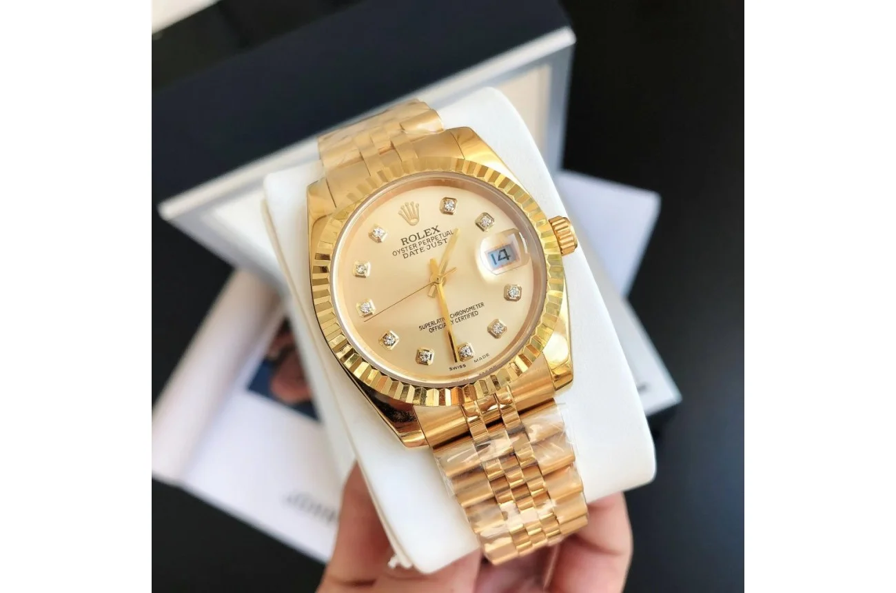 Couple Watches Rolex Datejust 36/28mm RG/RG Jub Gold/Dial - view 3