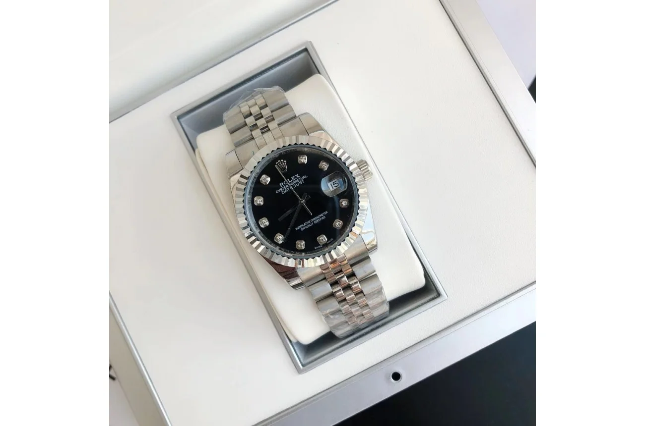 Couple Watches Rolex Datejust 36/28mm SS/SS Jub Black/Dial - view 5