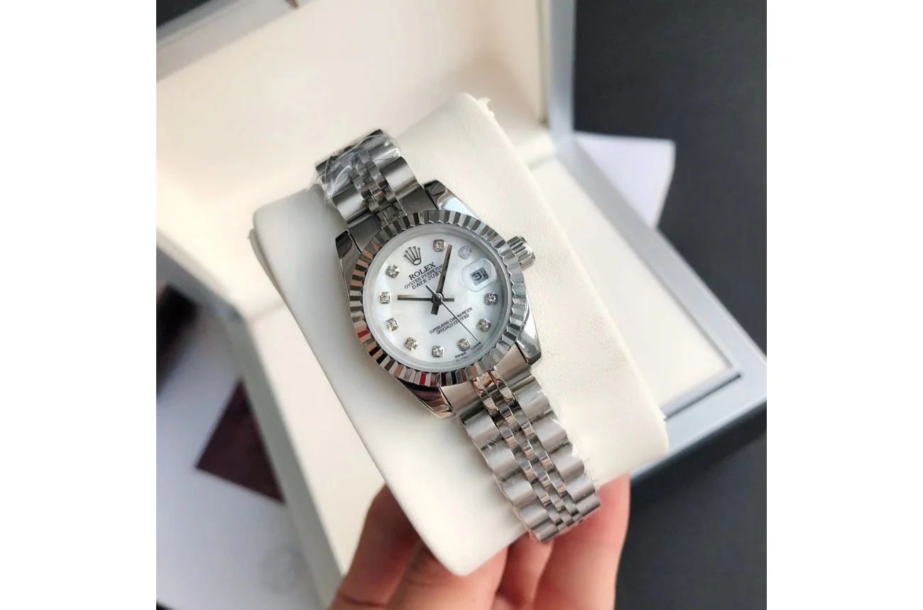Couple Watches Rolex Datejust 36/28mm SS/SS Jub White/Dial - view 7
