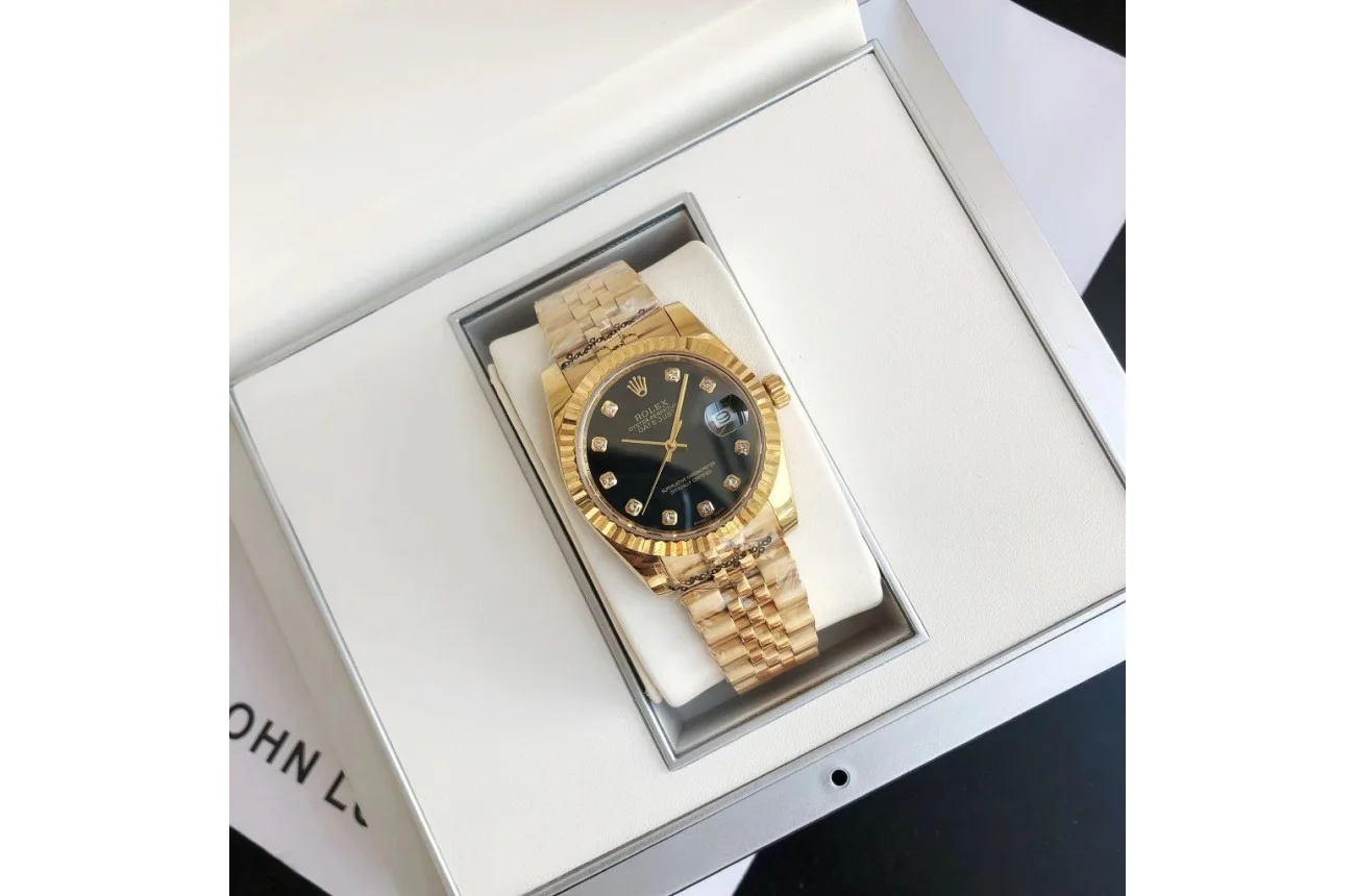 Couple Watches Rolex Datejust 36/28mm RG/RG Jub Black/Dial - view 4