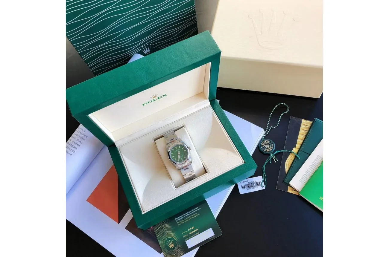 Couple Watches Rolex Oyster Perpetual 31/41mm SS/SS Green/Stk - view 4