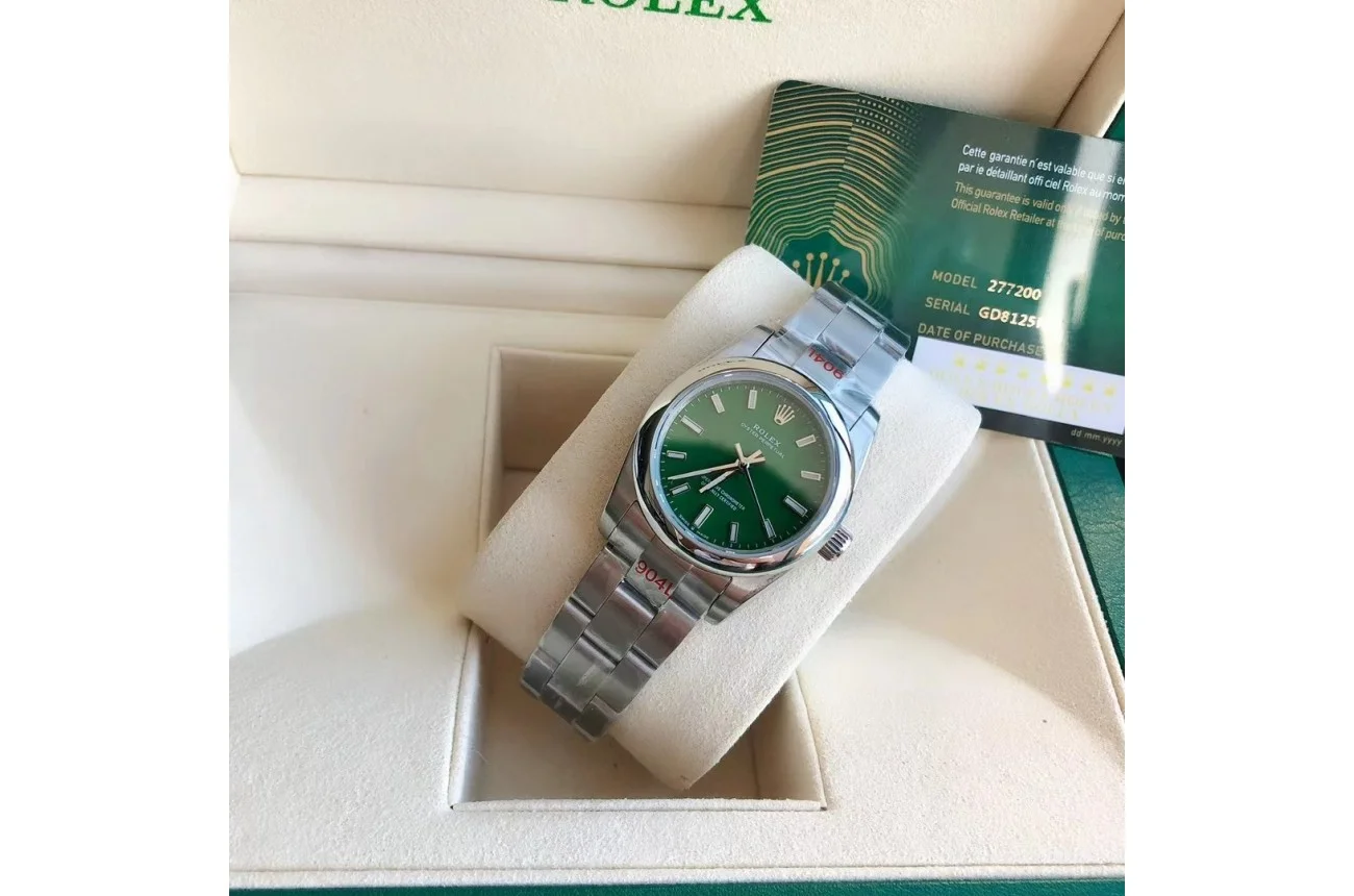 Couple Watches Rolex Oyster Perpetual 31/41mm SS/SS Green/Stk - view 6