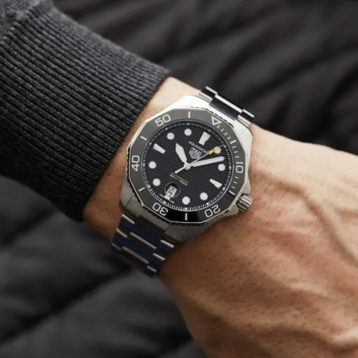 TAG Heuer Aquaracer Men Automatic Black Stainless Steel Watch WBP201A.BA0632 - view 6