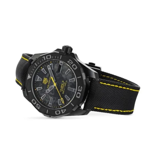 TAG Heuer Aquaracer Men Automatic Grey Fabric Watch WBD218B.FC6446 - view 3