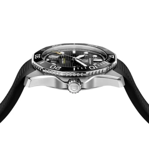 TAG Heuer Aquaracer Men Automatic Black Rubber Watch WBP201A.FT6197 - view 4