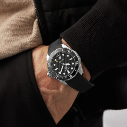 TAG Heuer Aquaracer Men Automatic Black Rubber Watch WBP201A.FT6197 - view 7