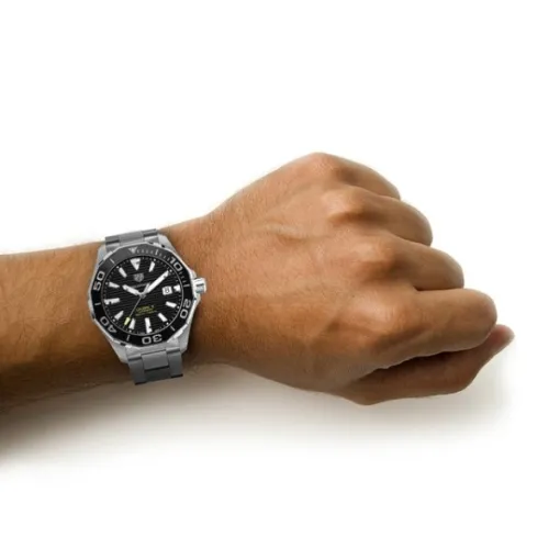 TAG Heuer Aquaracer Men Automatic Black Stainless Steel Watch WAY201A.BA0927 - view 3