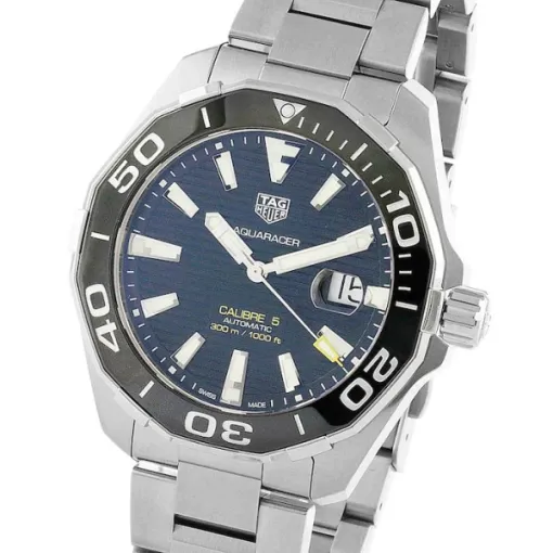 TAG Heuer Aquaracer Men Automatic Black Stainless Steel Watch WAY201A.BA0927 - view 5