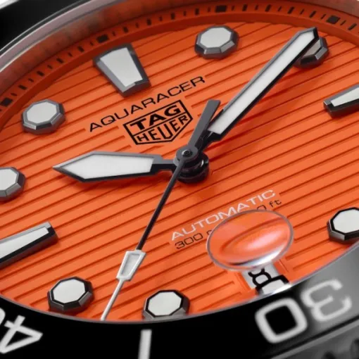 TAG Heuer Aquaracer Men Automatic Orange Stainless Steel Watch WBP201F.BA0632 - view 6