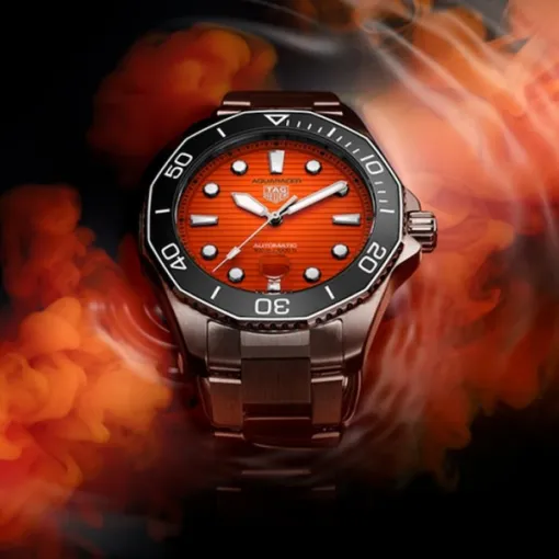 TAG Heuer Aquaracer Men Automatic Orange Stainless Steel Watch WBP201F.BA0632 - view 7