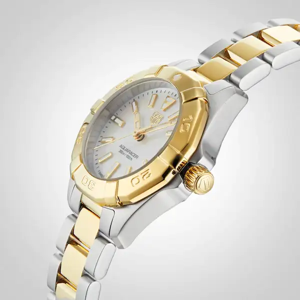 TAG Heuer Aquaracer Women Quartz Mother of Pearl Bicoloured Watch WBD1420.BB0321 - view 4