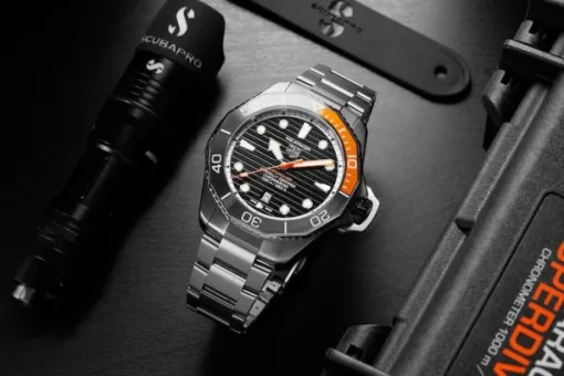 TAG Heuer Aquaracer Men Automatic Black Titanium Watch WBP5A8A.BF0619 - view 7